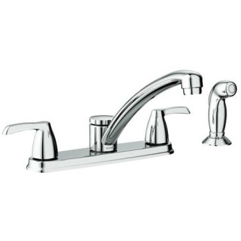 Kitchen Faucet With Spray, Chrome