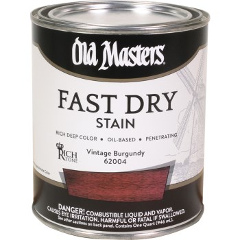Fast Dry Stain, Vintage Burgandy ~ Qt