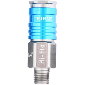  Hi Flo Male Coupler ~ 1/4"