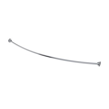 Compass Mfg Curved Shower Rod - Chrome