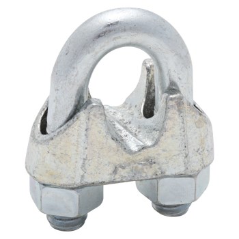 Wire Cable Clamp, Zinc Plated - 1/2"