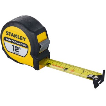 Stanley CONTROL-LOCK Tape Measure - 12 Ft