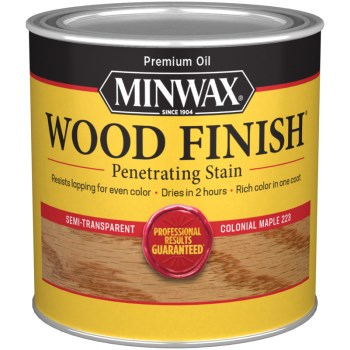 Wood Finish Wood Stain ~ Colonia Maple,  1/2 Pint