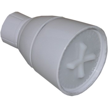 Adjustable Spray Shower Head,  White 