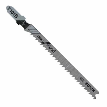 Bosch T-Shank Jigsaw Blade, Clean Wood, 4", 10 TPI - 5 pk