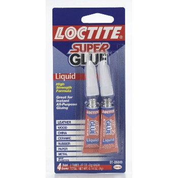 Henkel/OSI/Loctite 1399963 Loctite Super Glue Liquid ~ Pair of 2g Tubes