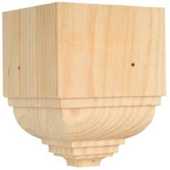 Outside Crown Trim Block-Pine