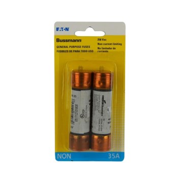 Cartridge Fuse, One-Time Use, Carded - 35 Amp