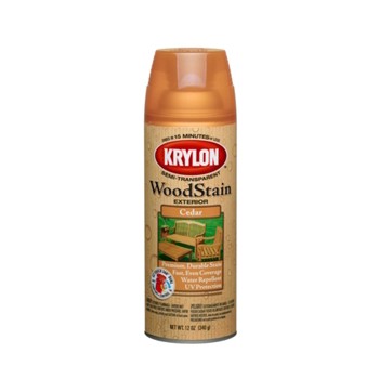 Exterior Wood Stain Spray, Cedar ~ 12 oz