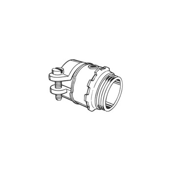 Straight Squeeze Connector, 1/2 inch