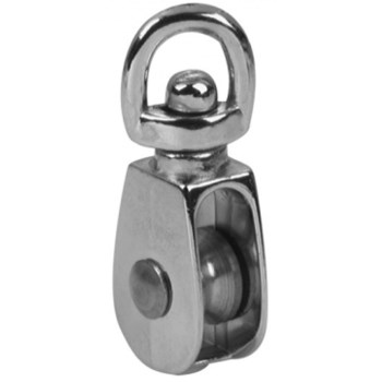 Campbell Chain T7655042 Single Wheel Swivel Eye Pulley - 2"