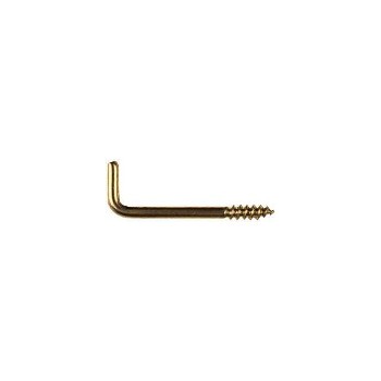National 120543 Solid Brass Square Bend Hook, Visual Pack 2031 #112