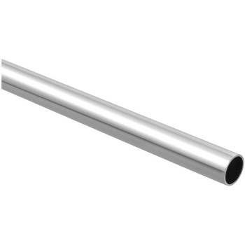 Polished Chrome Closet Rod, Bb 8182 6 feet.