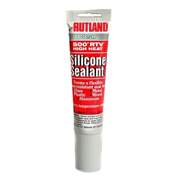 High Temp RTV Silicone Sealant, Clear ~ 2.7 Oz