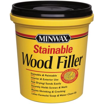Minwax 42853 Stainable Interior/Exterior Wood Filler ~ 16 Oz
