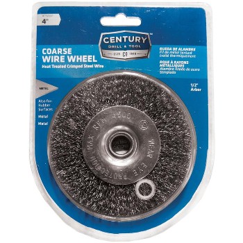 Century Drill & Tool   76841 4in. Coarse Wire Wheel