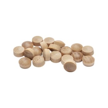 Hardwood Round Head Plugs, 20pk 1/2"