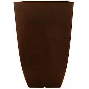 Southern Patio HDR-029892 Newland Series Outdoor Square Planter, Coffee ~ 21" H