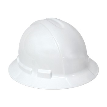 3m 078371912802 Hard Hat - White Full Brim