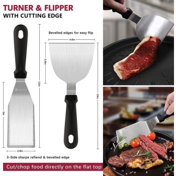 Griddle Tool Kit ~ 4 Pieces