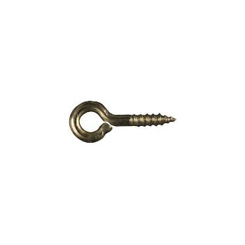 National 118604 Solid Brass Screw Eye ~ 3/4 inch 