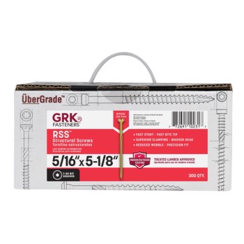 GRK RSS Structural Screw - 5/16" x 5-1/8", 300pk