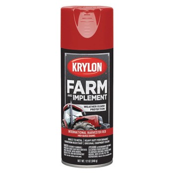 Farm & Implement Spray Paint,  International Harvester Red  ~ 12 oz Aerosol