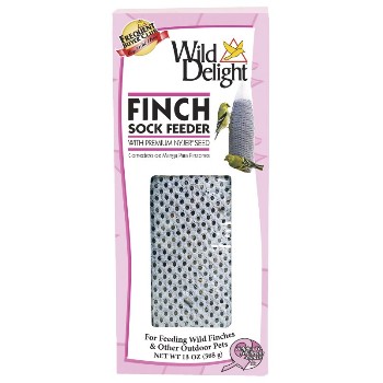 Pink Finch Sock W/ Seed