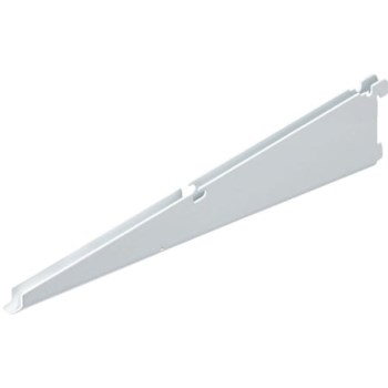 Freedom Rail Shelf Bracket, White - 12"