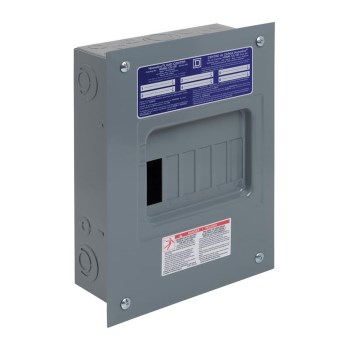 Square D Homeline 100A Main Lug Load Center - 6-Space