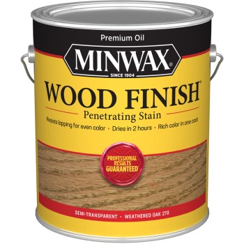 Minwax 710470000 Wood Finish Stain, Weathered Oak ~ Gallon