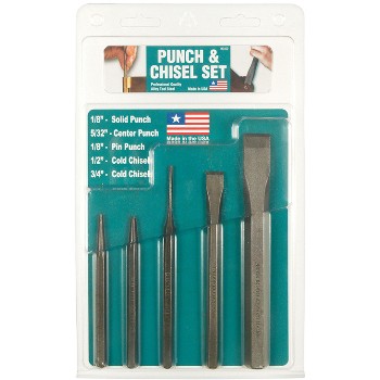 Mayhew Tools 90402 5pc Punch & Chisel Set