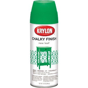 Chalky Finish Spray Paint,  New Leaf ~ 12 oz Cans