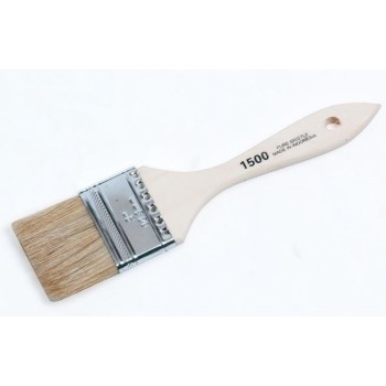 Chip Brush, White Chinese Bristle 1/2"
