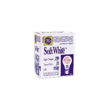 GE 97765 25a/W A-19 Soft Wht 120v Bulb