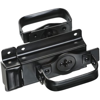 National 101576 Swinging Door Latch ~ Black 