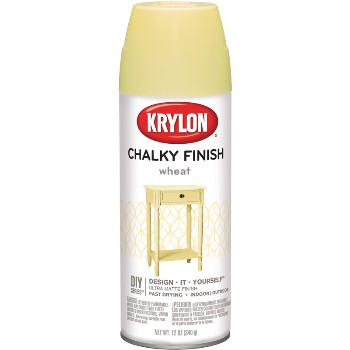 Krylon 4114 Chalky Finish Paint, Spray ~ Wheat