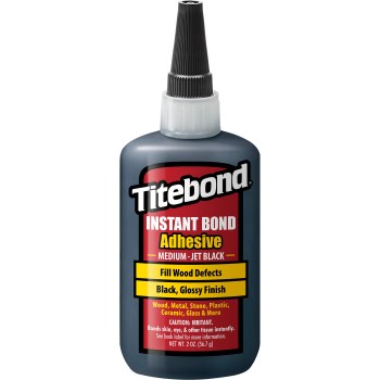 Titebond Instant Bond Adhesive, Jet Black - 2 oz