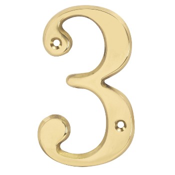 House Number 3, 4 inch
