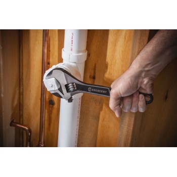 Wide Jaw Adjustable Wrench - 10"