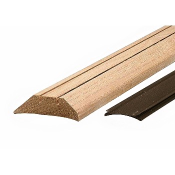 M-D Bldg Prods 11809 Hardwood Threshold w/Vinyl Insert - 36"