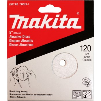 Sanding Disc - 5", 120 Grit, 5pk