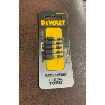 DeWalt FlexTorq #2 Square Insert Bit - 1", 5pk