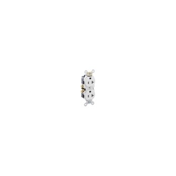 Duplex Receptacle, Narrow Body - 20 Amp, White
