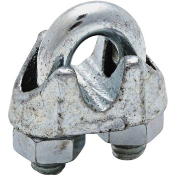 Zinc Plated Cable Clamp  ~ 1/4" 