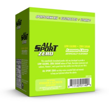 All Sport Zero Powder Sticks, Lemon Lime - 50pk