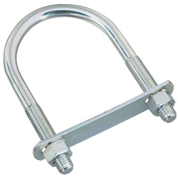 U-Bolt, Zinc Plated ~ 3" x 5-1/2"