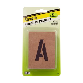 Number/Letter Stencils - 2"