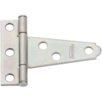 Light T Hinge, Zinc Plated ~ 2"