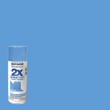 Painter's Touch 2X Spray Paint, Satin Oasis Blue - 12 oz